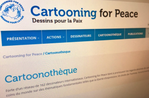 Cartooning for peace accueil